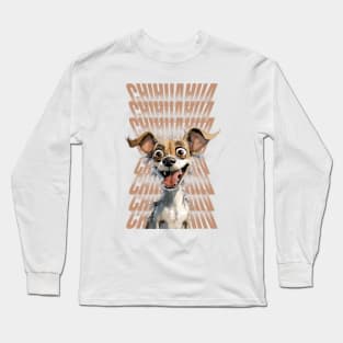 Cute Chihuahua Dog Lover Gift Chihuahua Mom Long Sleeve T-Shirt